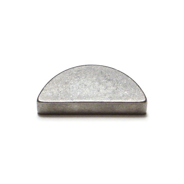 Midwest Fastener Woodruff Key, 6 x 11 mm Key Size, Steel Zinc, 4 PK 32343 - main